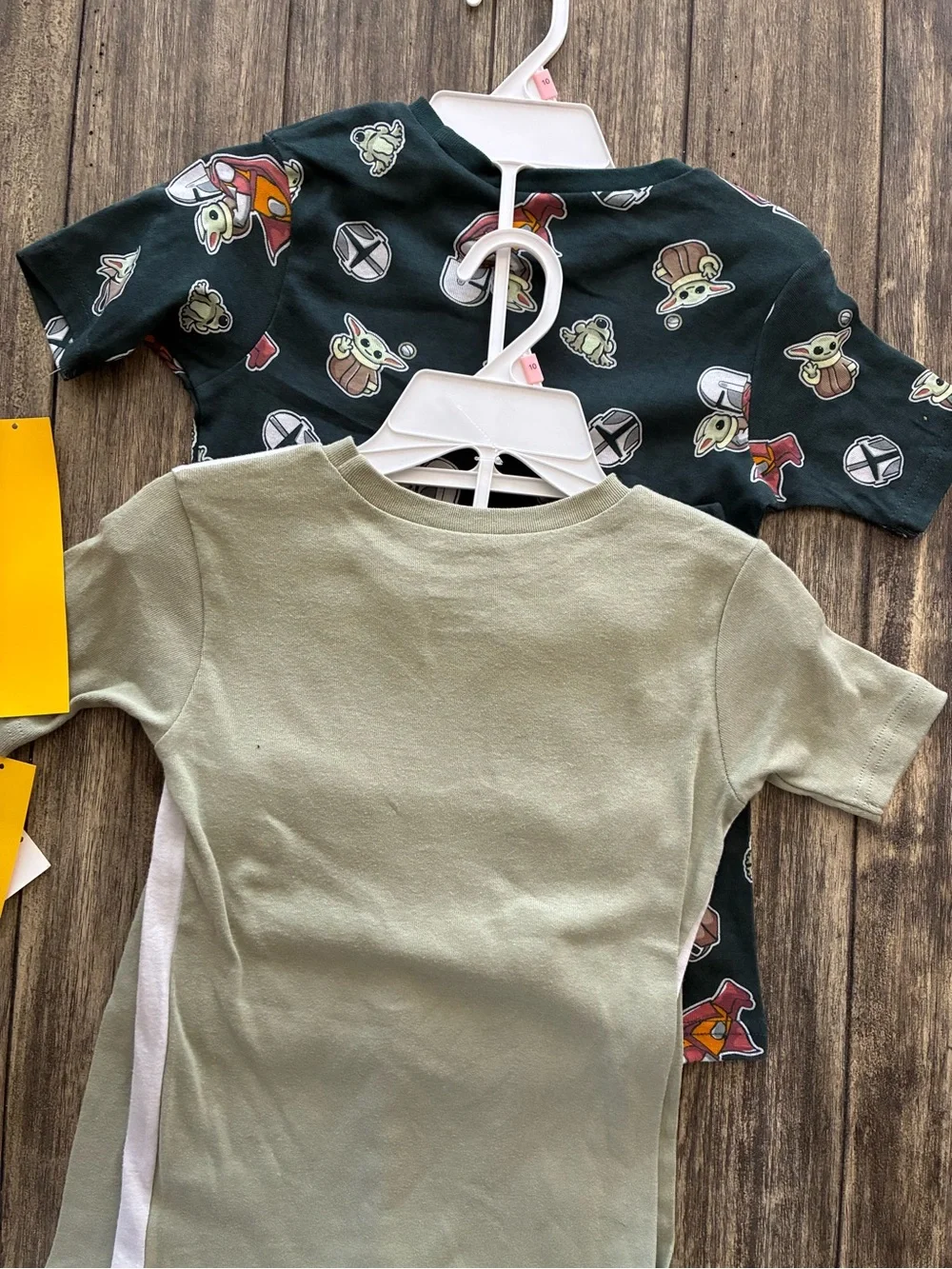 Kids Star Wars 4 Piece Set Size 10 Pajamas Short Sleeve Tops and Shorts